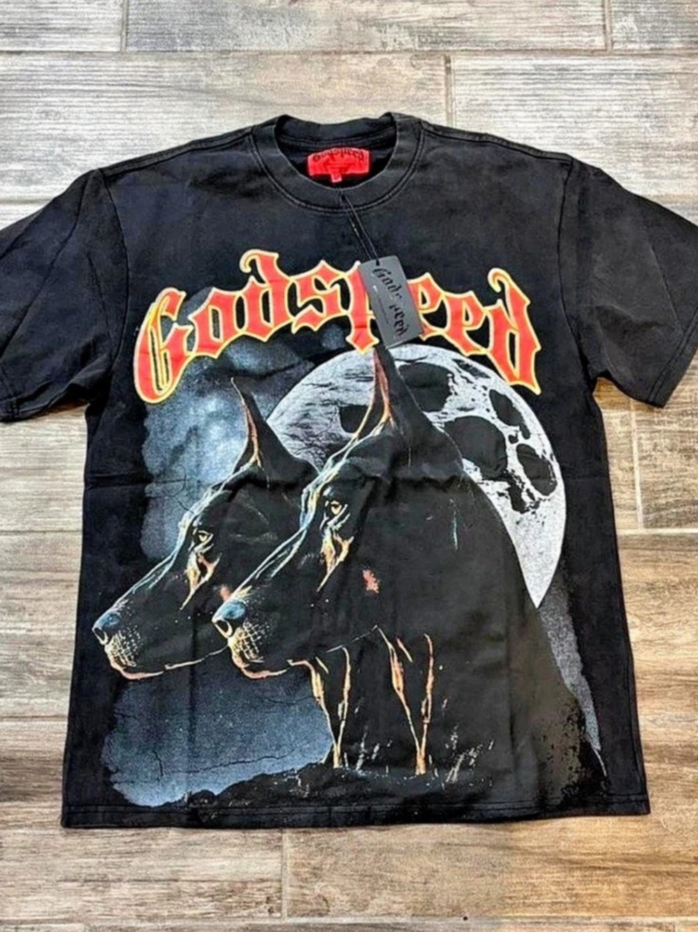Godspeed Manifested in MMXIII Graphic Short Sleeve Tee Black NWT